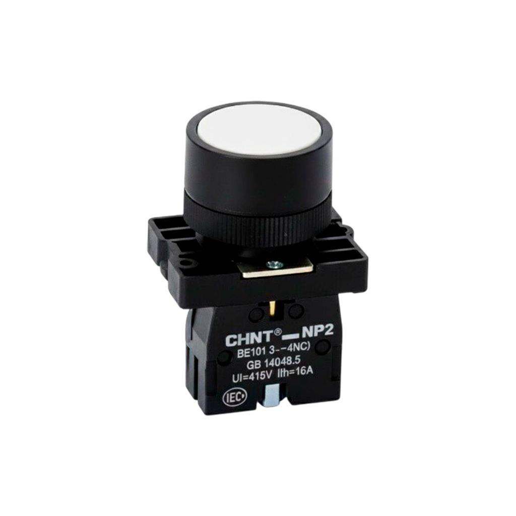 KIT Pulsador Plástico montaje ø 22 mm - Chint NP2