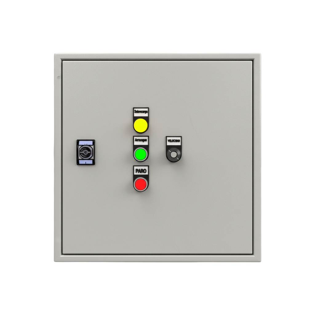 Gabinete con Variador de Velocidad MS300 con protección termomagnética - Delta