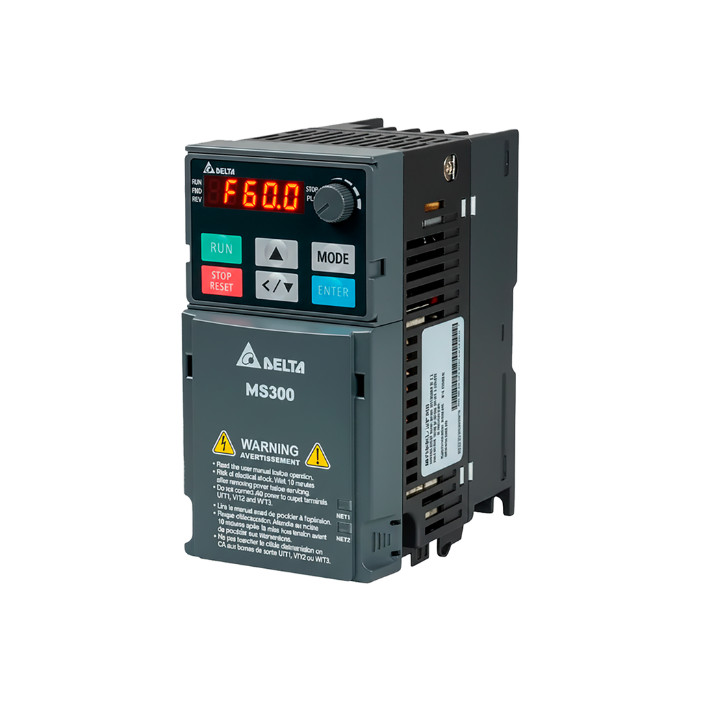 Variador de Velocidad 5 HP, 3.7 kW, 220 VCA 17 Amperes, 3H - Delta VFD17AMS23ANSAA 