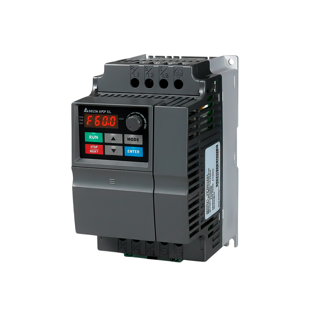 Variador de Velocidad 3 HP, 2.2 kW, 220 VCA 11 Amperes, 3H - Delta VFD022EL23A 