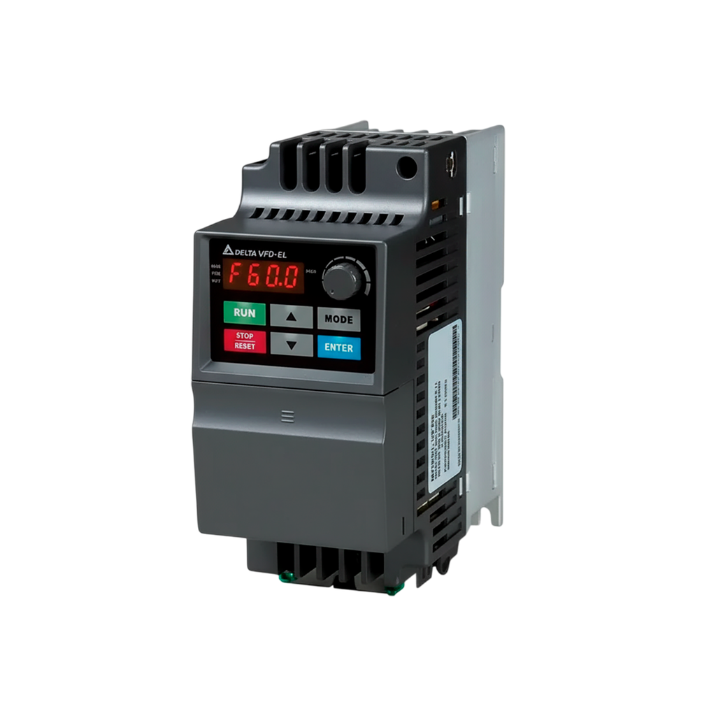 Variador de Velocidad 0.25 HP, 0.2 kW, 220 VCA 1.6 Amperes, 2H - Delta VFD002EL21A