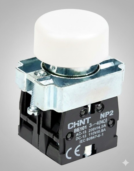 KIT Piloto Luminoso Monolítico Metálico LED montaje ø 22 mm - Chint NPE