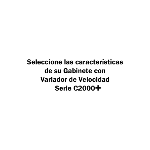Gabinete con Variador de Velocidad EL con protección termomagnética - Delta  (copia)