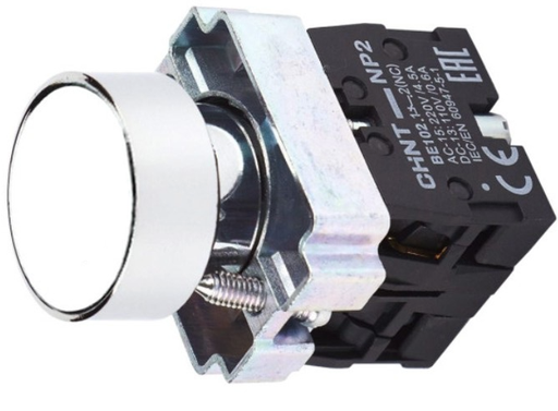 KIT Pulsador Metálico montaje ø 22 mm - Chint NP2 (copia)