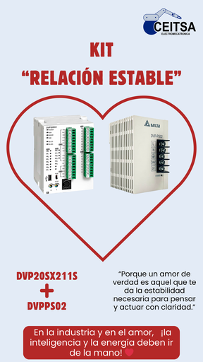 PLC 8 Entradas Digitales, 6 Salidas a Transistor (PNP), 4 Entradas Analógicas, 2 Salidas Analógicas + fuente 24VCD 2A ❤︎ DVPPS02